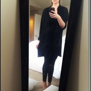 Long Black Zara Cardigan