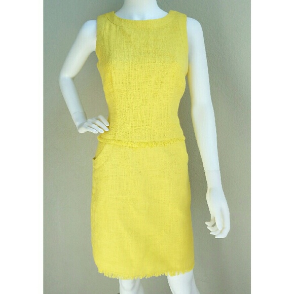 Yellow Calvin Klein Dress - Picture 1 of 3