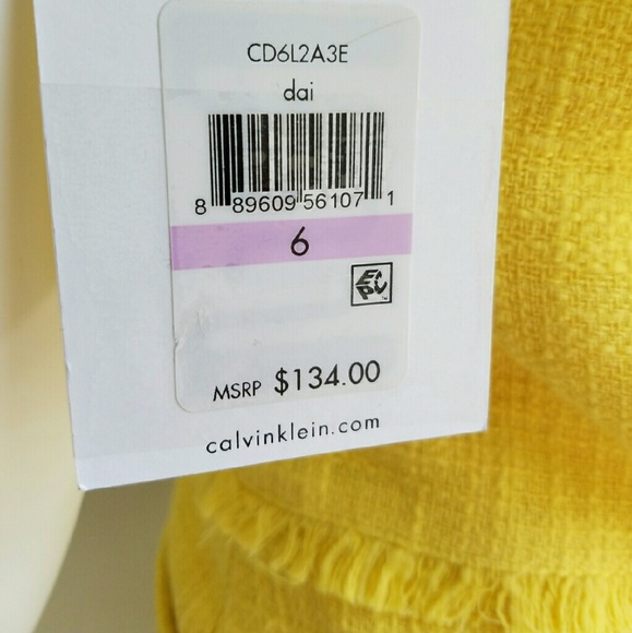 Yellow Calvin Klein Dress - Picture 3 of 3