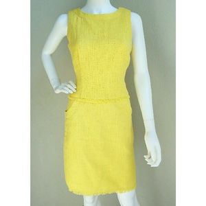 Yellow Calvin Klein Dress