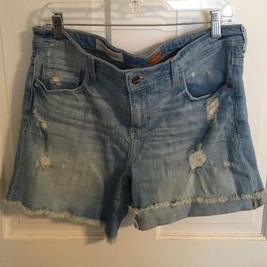 Denim shorts