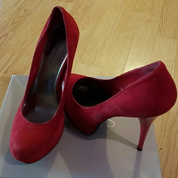 blood red heels