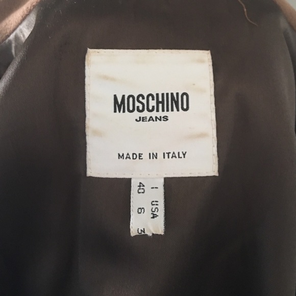 Moschino suede jacket size 2 - Picture 4 of 4