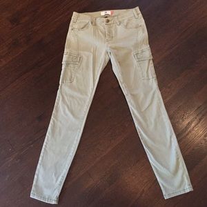CAbi light army green cargo skinny jeans