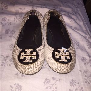 Tory Burch Calfskin Reva Flats
