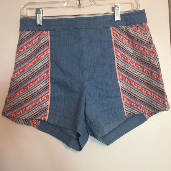 Flying Tomato High-waisted Vintage Shorts