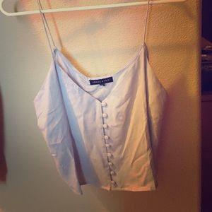 Light Blue Kendall & Kylie crop top