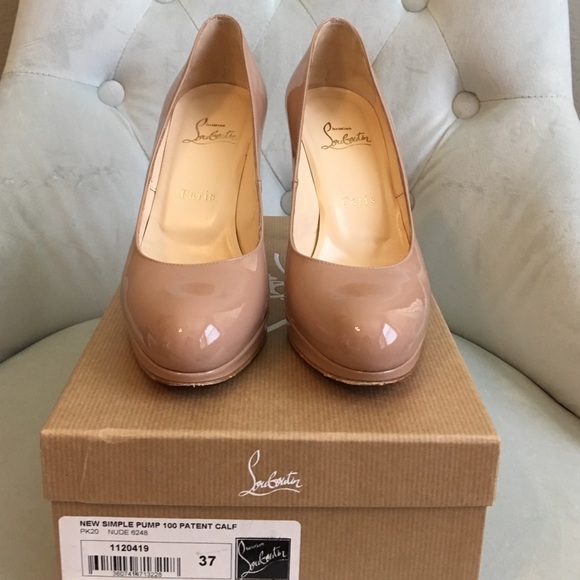 Pre-owned Christian Louboutin New Simple 100 Pump - Picture 2 of 4