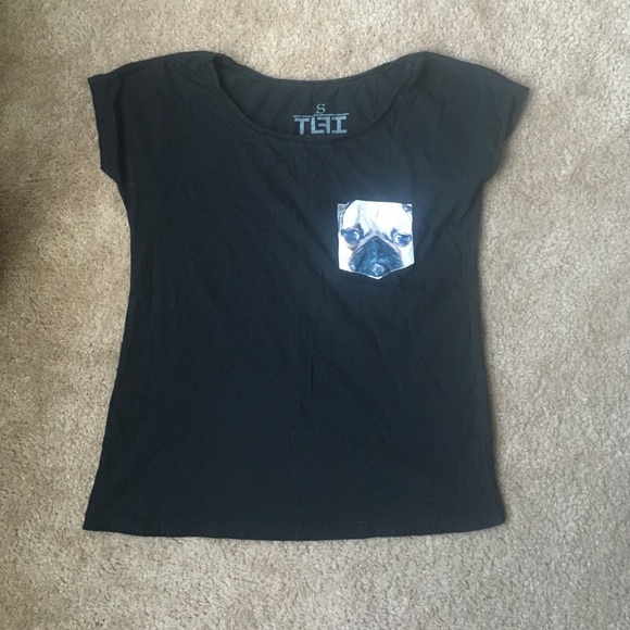 Pug pocket tee