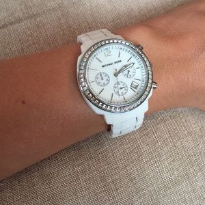 White Ladies Michael Kors Watch.