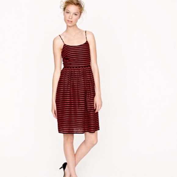 J. Crew striped derby dress. Size 4.