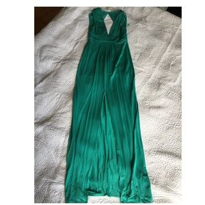 BCBG formal gown in green