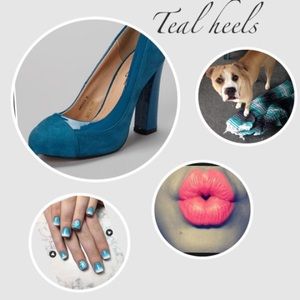 Suede square heel size 8.5 brand new with box