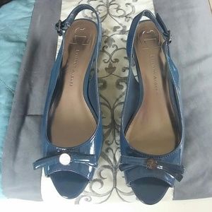 Etienne Aigner Navy Wedge