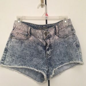 Ombré Denim Shorts