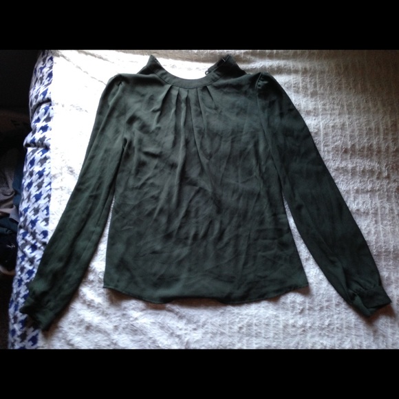 Forever21 Chiffon long sleeve blouse, Size Small