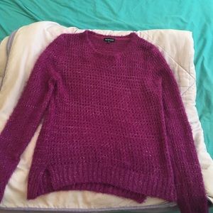Brand new! Raspberry colored, long sleeve sweater