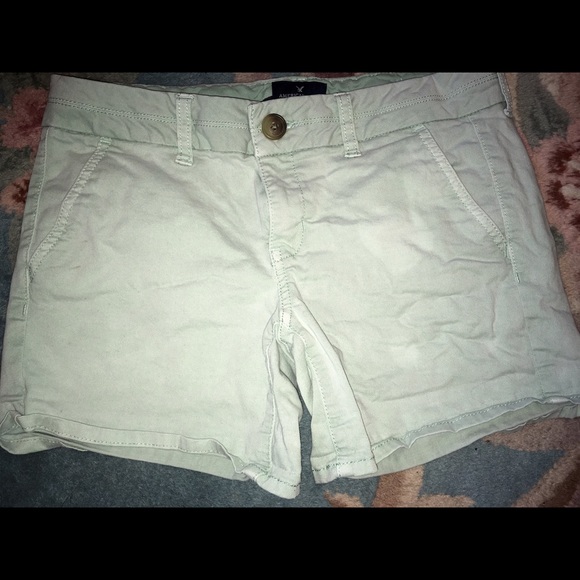 2 pairs of American eagle Midi stretch shorts