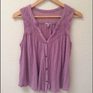 Purple tank
