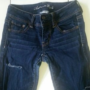 ❌❌American eagle skinny jeans in darkwash❌❌ SOLD