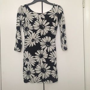 Long sleeve mini dress