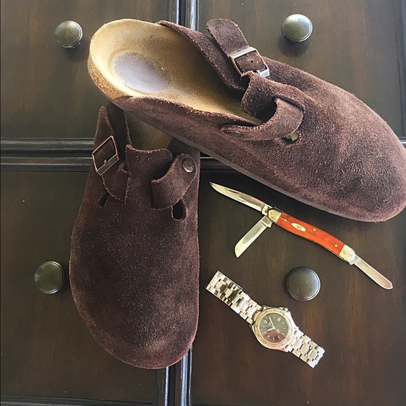 Chocolate Birkenstock Clogs