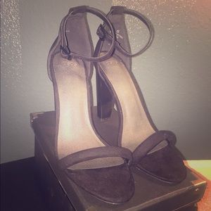 London Asos Heeled Platform Strappy Sandals