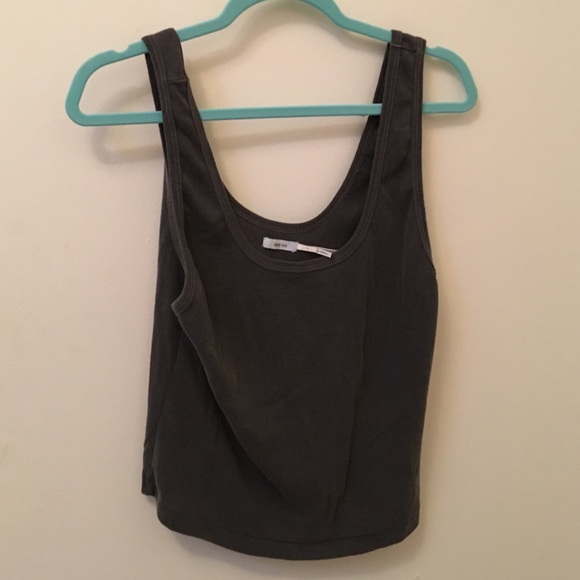 Grey crop top
