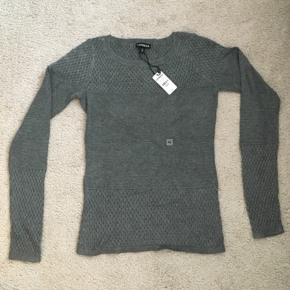 New with tags gray Express sweater