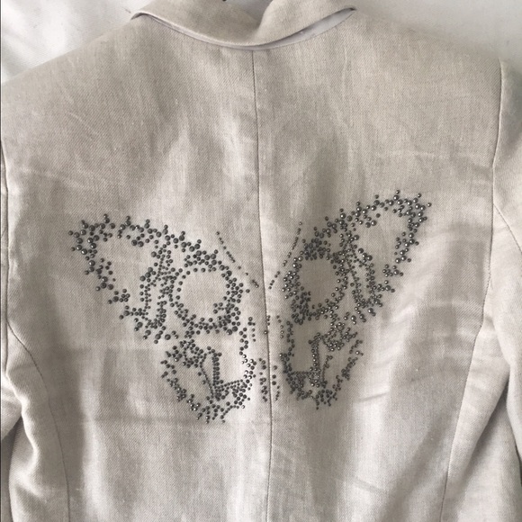 Zadig & Voltaire linen jacket blazer