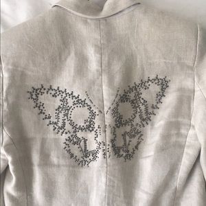 Zadig & Voltaire linen jacket blazer