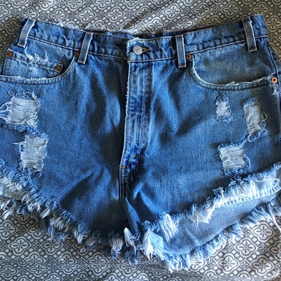 Levi's High Waisted Shorts
