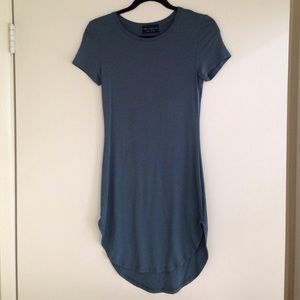 Sea green tshirt dress