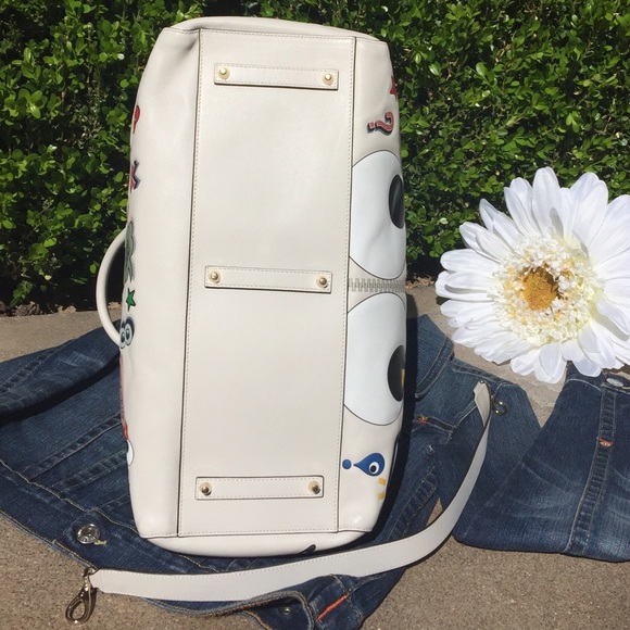 🎉 ANYA HINDMARCH EBURY IVORY LEATHER BAG - Picture 4 of 7