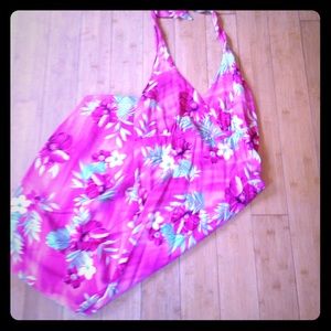 Hawaiian Halter Dress