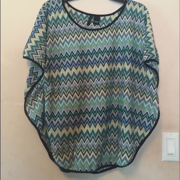 Blues Chevron Top