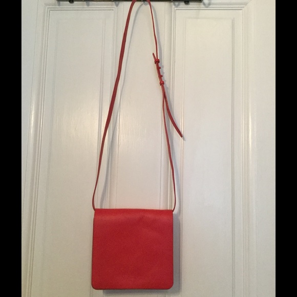 Kate Spade Saturday Red Leather Cross-Body Bag