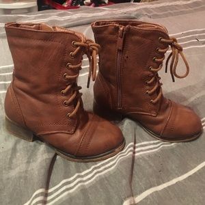 Toddler combat boots