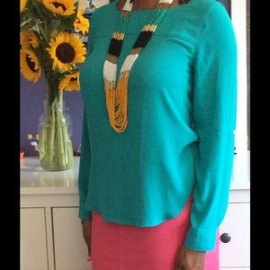 honeydew top from Ann Taylor