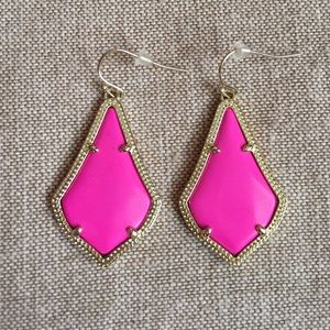 Kendra Scott Alex Earrings in Magenta