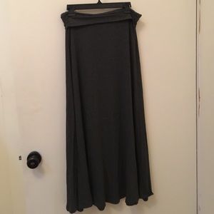 Grey maxi skirt