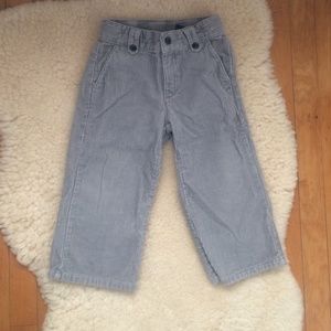 Janie and Jack 2T grey corduroy pants