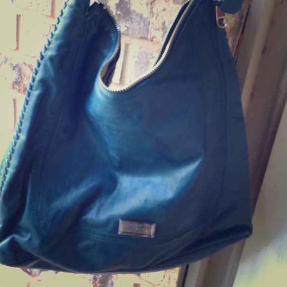 Badgley & Mischka American Glamour  leather bag