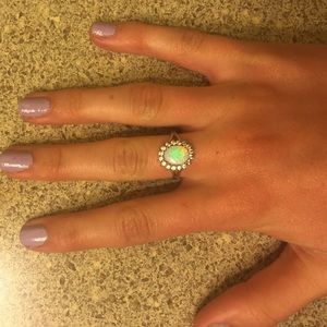Timeless opal ring