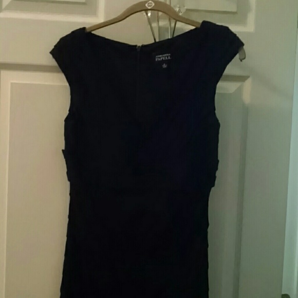 Used Adrianna Papell V Neck LBD Size 6