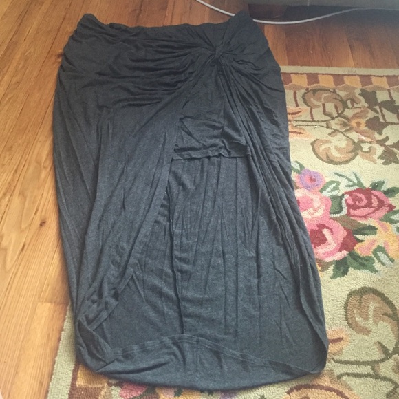 Knot-Front Tulip Skirt