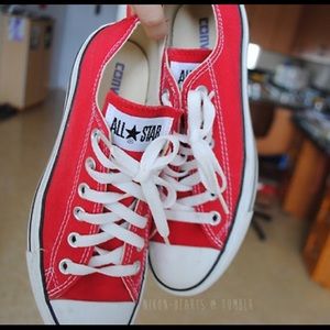 Red Converse Allstars