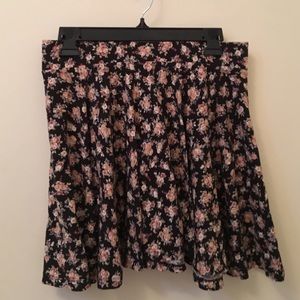 Floral skater skirt