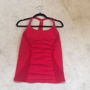 Electric Yoga Red Exercise Tank