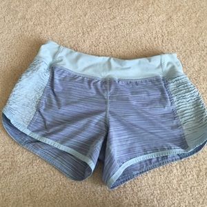 Blue Lululemon Active/Run Shorts